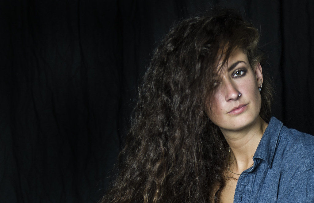 woman with natural hair